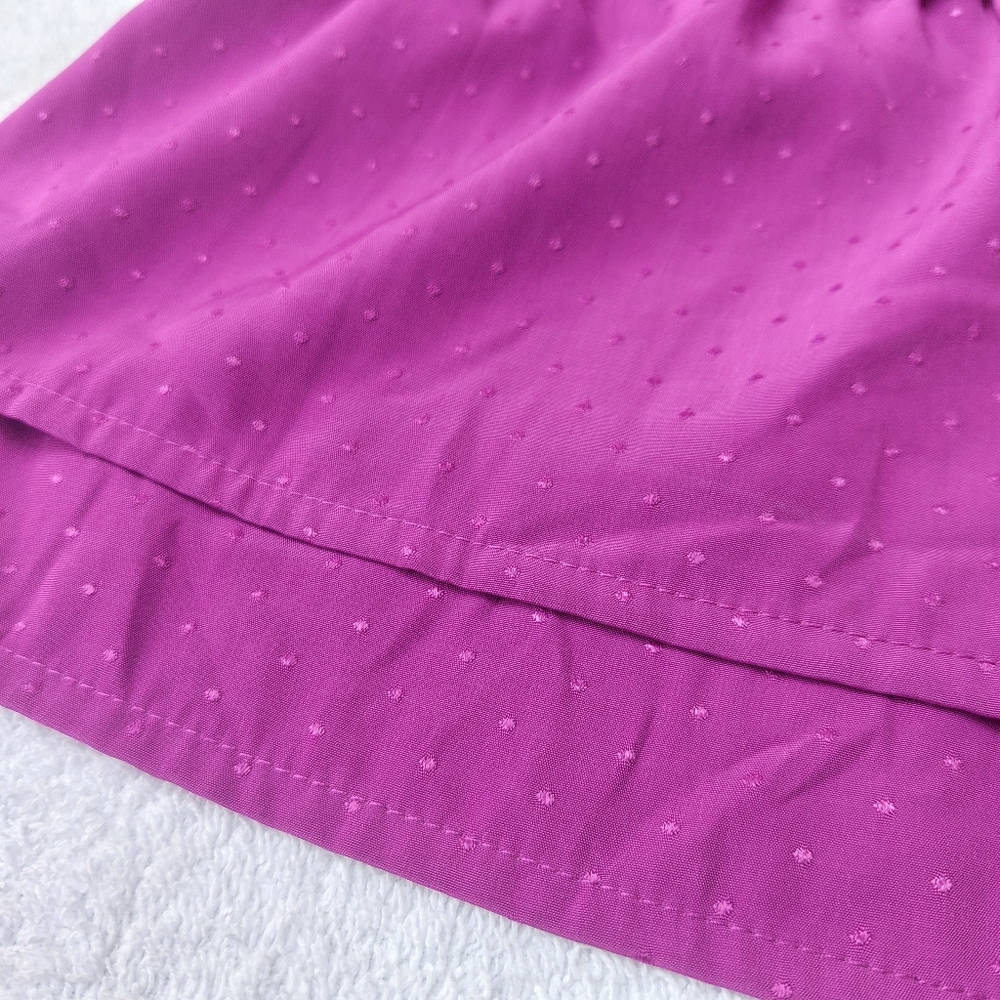 Elle Fuchsia Ruffle Blouse - Picture 5 of 6